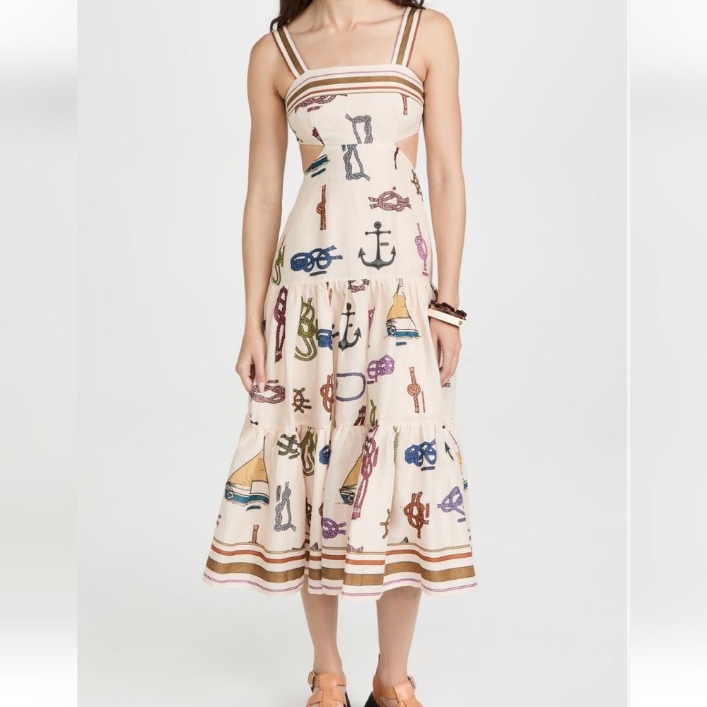 Alemais Ships Ahoy Dress